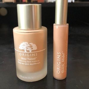 Origins foundation and concealer